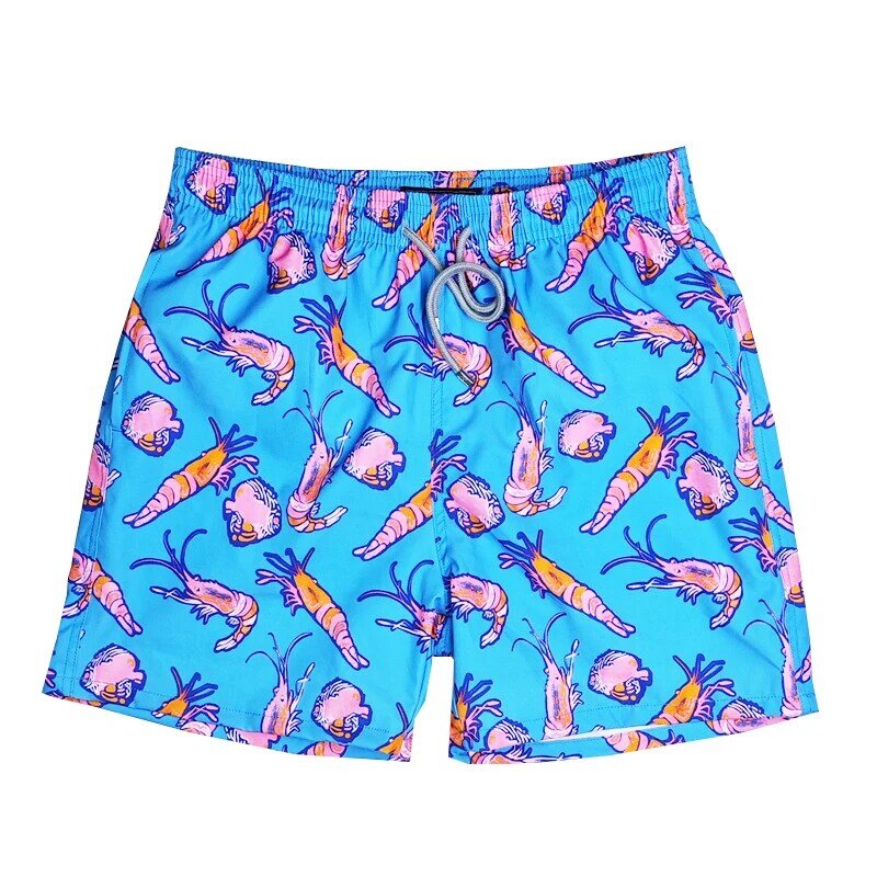 Мужские пляжные шорты-бермуды, быстросохнущие шорты для плавания с черепашкой, пляжные шорты, 2024