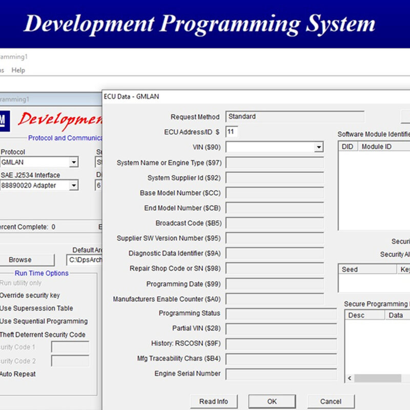 2021-2022 для системы программирования разработки Gm версия v4.52 DPS выпуска с лицензией