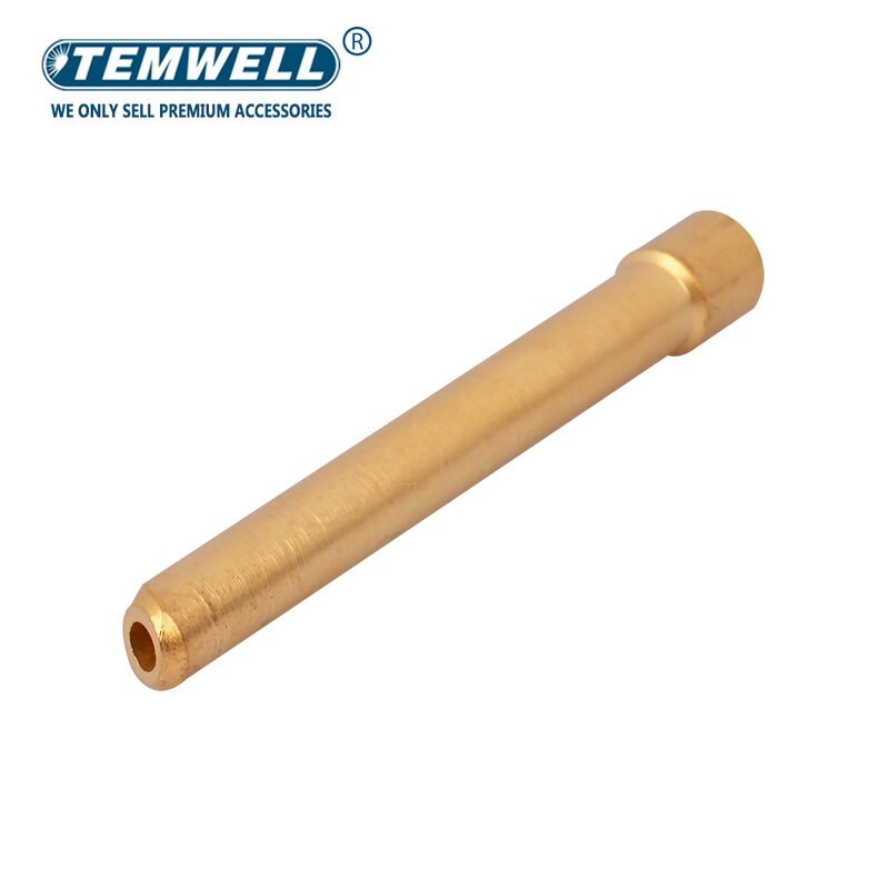 Tig-pinza de electrodo de tungsteno consumible para soldadura de argón, accesorios de antorcha WP17/18/26, 50MM de longitud, 10 piezas