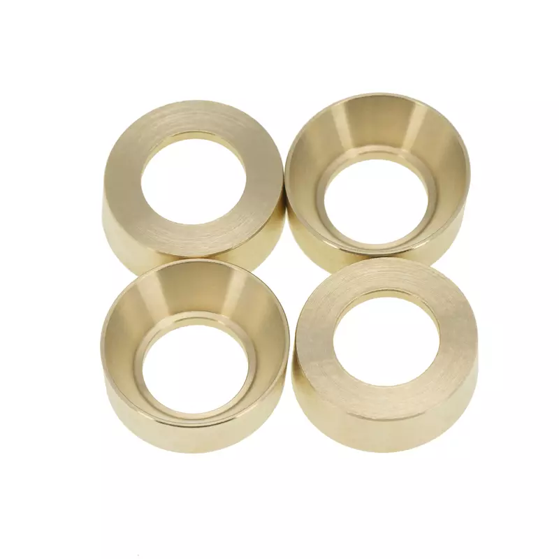 4PCS Brass Wheel Counterweight For 1/24 Simulation Model Axial SCX24 90081