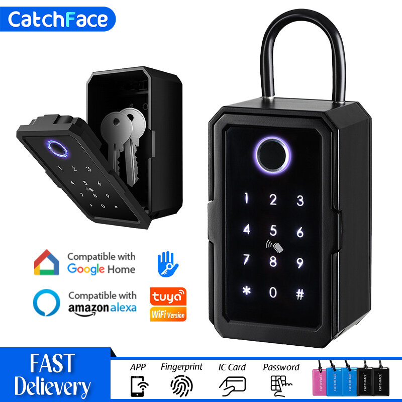 Schlüssel box im Freien wasserdicht sicher Sicherheit intelligente Passwort Aufbewahrung sbox Tuya oder Ttlock App Anti-Diebstahl-Box
