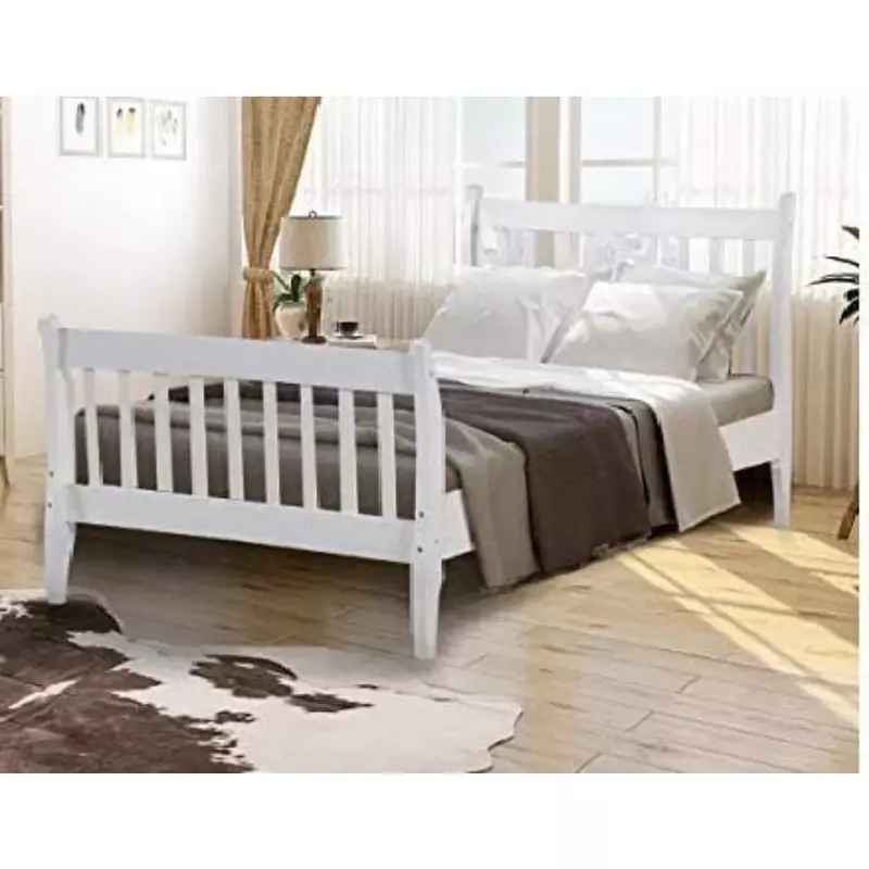 Marco de cama para niños, base de colchón con marco de plataforma, marco de cama para niños