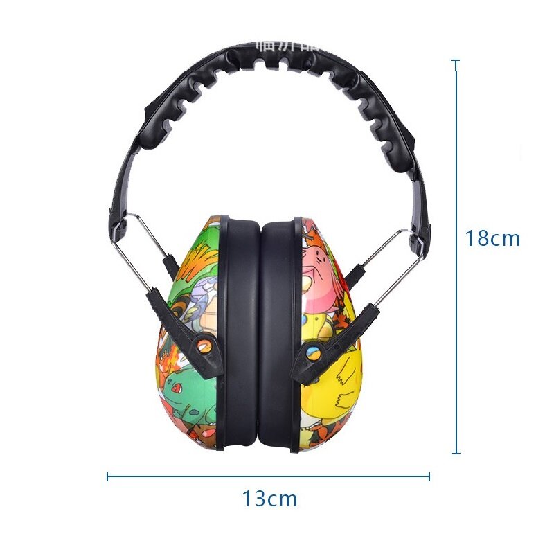 ที่ปิดหูกันเสียงรบกวนสำหรับเด็กหูฟังสำหรับนอนเครื่องป้องกันหู Headset taktis ทำจาก ABS ลายการ์ตูนสำหรับลดเสียงรบกวนของเด็ก
