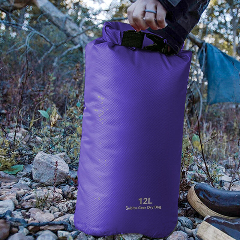 3/5/12/20/35L borsa impermeabile impermeabile borse portaoggetti ultraleggere Roll Top Dry Sack Keep Gear Dry per kayak nuoto campeggio canottaggio