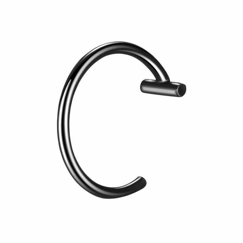 1PC anello al naso finto in acciaio inossidabile Cool Non forato Hip Hop Hoop setto anelli C Clip Lip Ring