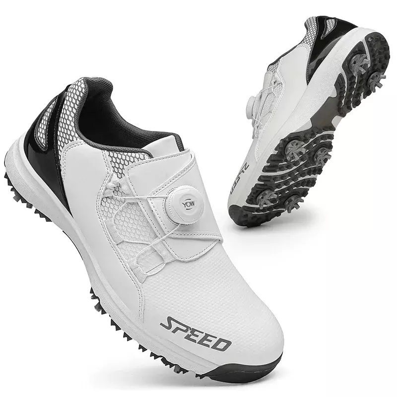 Sapatos de golfe confortáveis para homens, tênis de golfe, calçados, tamanho 36-47, novo
