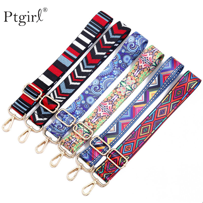 Tali tas untuk tas tangan bahu wanita sabuk kurir tangan dekoratif untuk aksesori tas Ptgirl 2020 bagian tali lebar modis