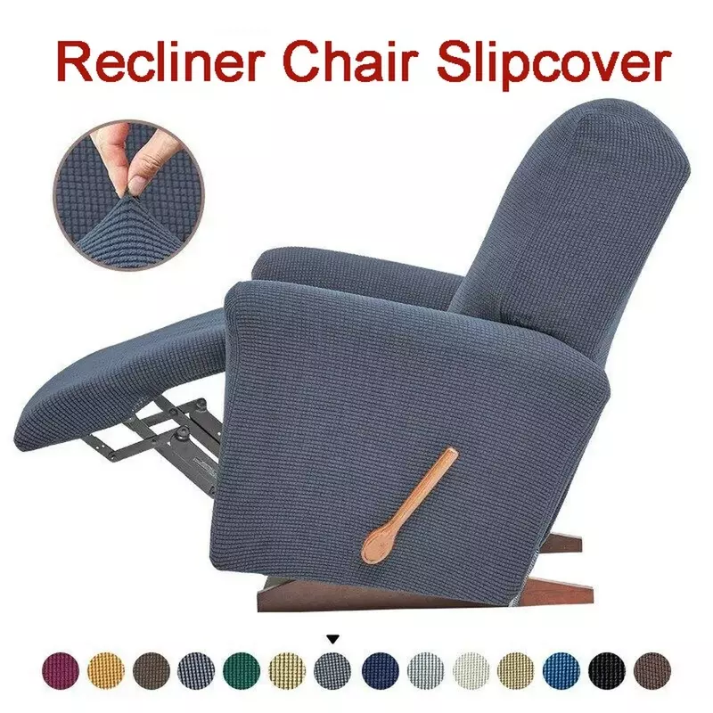Эластичный чехол для дивана в европейском стиле, утолщенный флисовый защитный чехол для кресла с откидывающейся спинкой, нескользящий Чехол для мебели