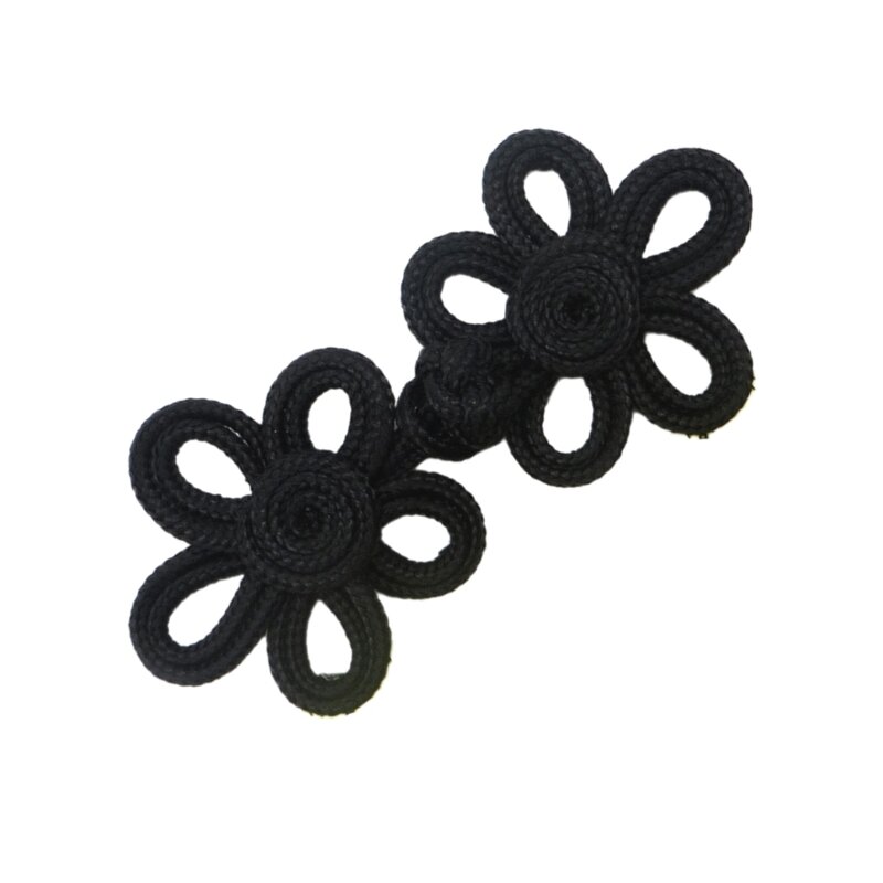 Boutons boucle disque grenouille noeud chinois 1 paire pour robe nationale danse Cheongsam