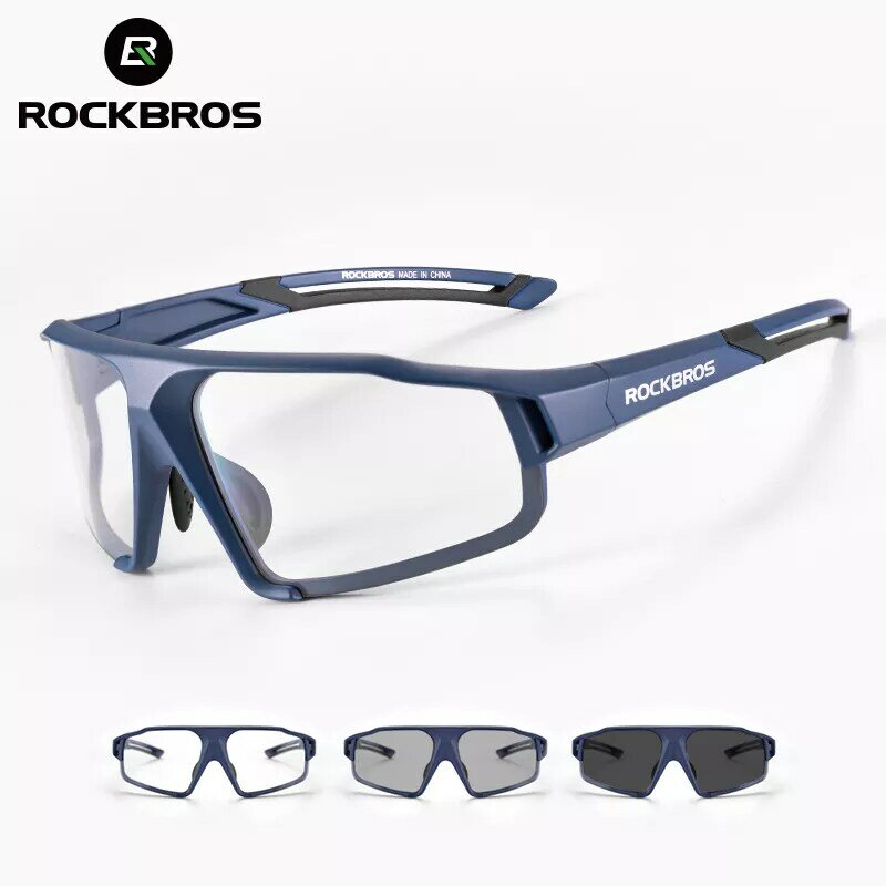 ROCKBROS gafas fotocromáticas para ciclismo gafas para bicicleta gafas deportivas para hombre gafas de sol para ciclismo de montaña gafas de protección para gafas