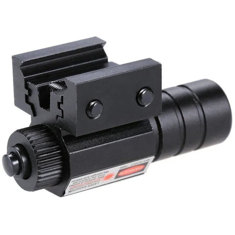 Mini Tactical Red Dot Laser Sight, Rifle, Pistola Tiro, Caça Gun, ajustável, 11mm, 20mm, Bateria e Linha