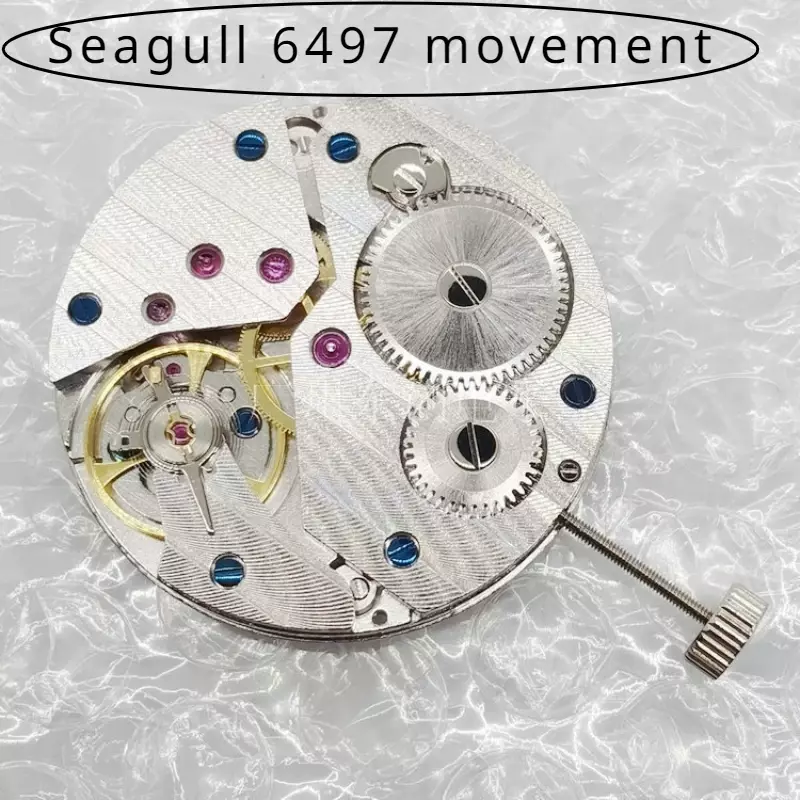 Gaivota Movimento mecânico, agulha de dois e meio, 9 horas, pequeno segundo ST3600, 17 broca, 6497