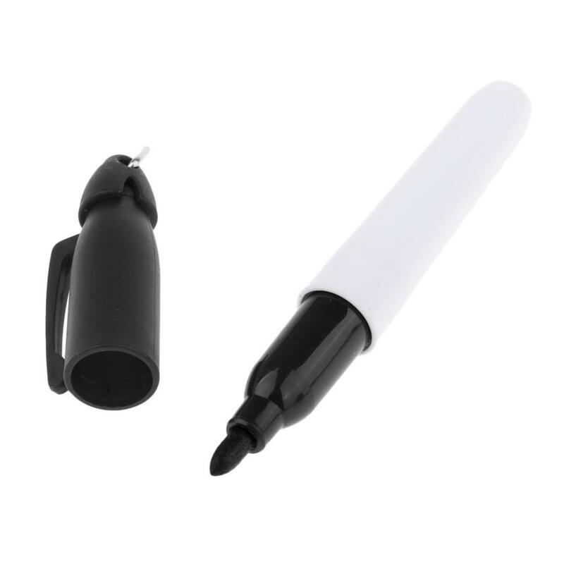 2x Universal Golf Felt Pencil Drawing Golf Training Accessories Black