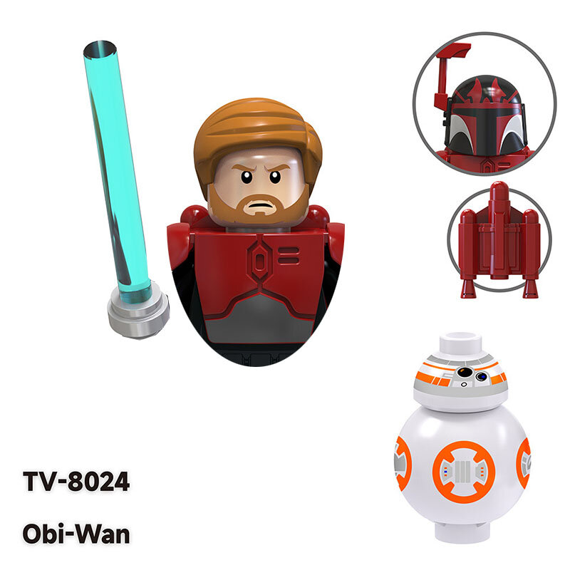 Bloques de construcción de Star Wars Para Niños, juguete de ladrillos para armar minirobot TV6104, ideal para regalo de cumpleaños