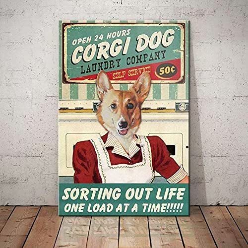 Tanda logam timah anjing, Beagle bagel dicetak Poster Toko roti makanan penutup ruang tamu dapur rumah seni dekorasi dinding