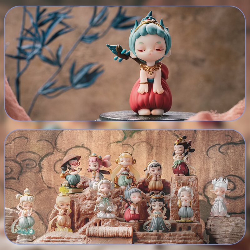Spice Princess Jiyue Série Blind Box Action Figure, Brinquedos Anime bonitos, Random Caja Bag, Boneca Surpresa, Presentes de Aniversário Kawaii