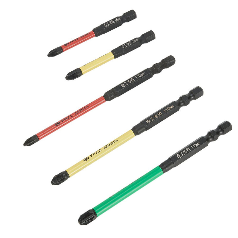 Brand New High Quality Screwdriver Bit Rustproof Slotted Alloy Steel Cross Electrician Hardness Magnetic Special