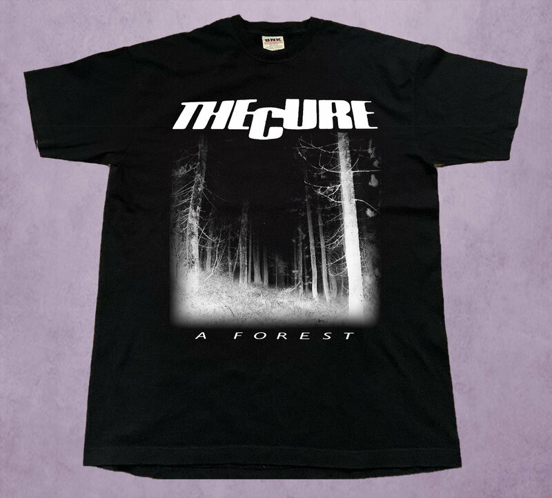 The Cure A Forest โรเบิร์ตสมิธทัวร์80เสื้อยืด