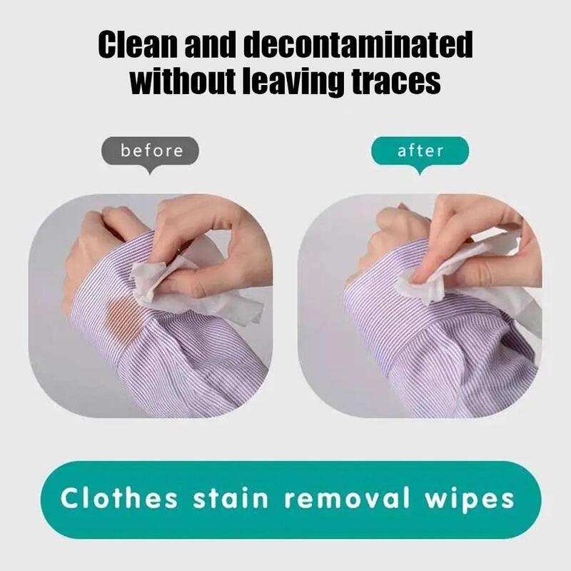 Salviette per la pulizia salviette monouso per la decontaminazione dei vestiti salviette detergenti per la rimozione rapida delle prestazioni dei vestiti Z5K9