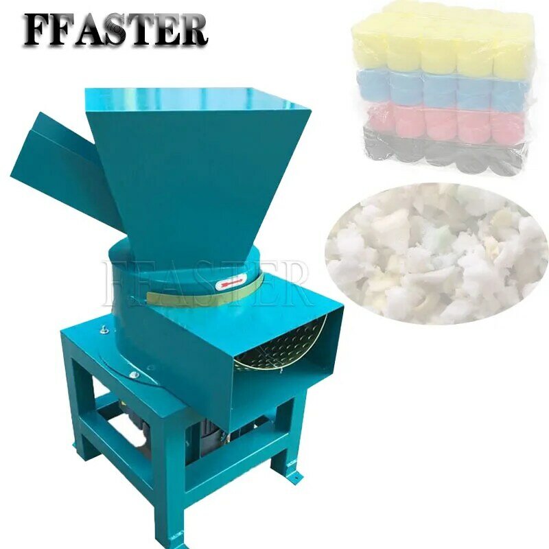 Trituradora de esponja de desecho de espuma, máquina trituradora de esponja de desecho