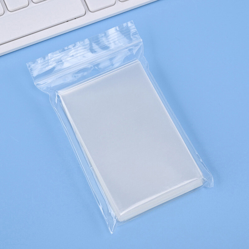 50 pz/set corea Card Sleeves Clear Acid free-No CPP Holographic Protector Film Album Binder