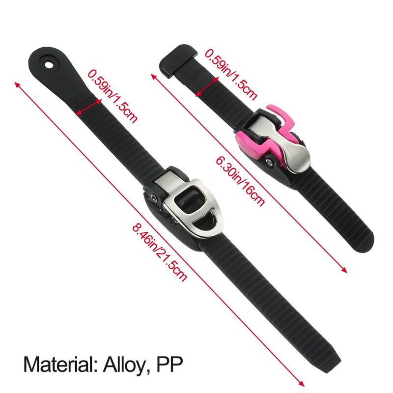 Quality Parts Professional Universal Roller Shoes Buckle Belts With Strap Buckles Replacement Clasp Skate Shoes Parts