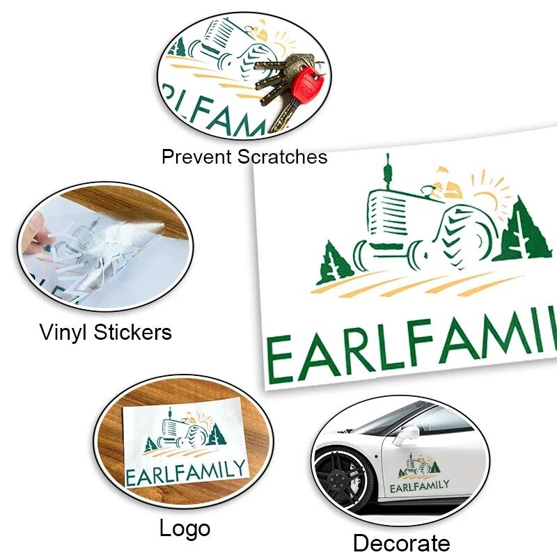 EARLFAMILY-Desenhos Animados Chibi Kawaii Car Stickers, Decoração à Prova de Riscos, Decalques para Frieren, Desenhos Animados, Personalidade, Acessórios, 13cm x 10,5 cm