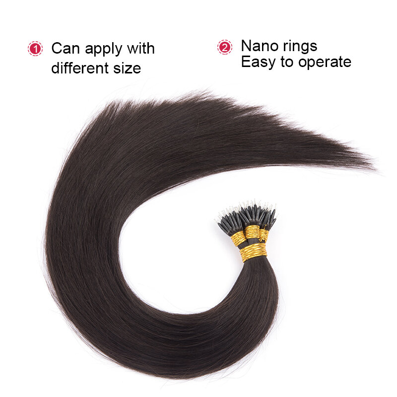 Nanorurowanie do przedłużania włosów ludzkich włosów Addbeauty proste mikro połączenie ludzkich włosów naturalne blond Nano ringi do przedłużania włosów do przedłużania włosów 613 #