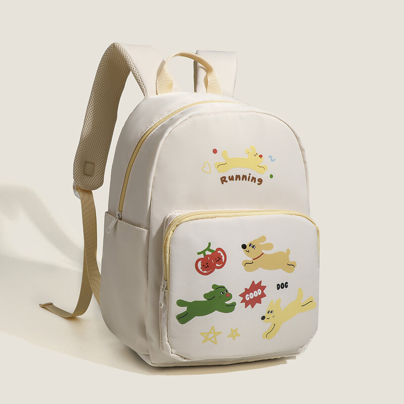 2024 New Design PU Leather Shoulder Mini Small Backpack Multi-Function  Dog Print Ladies School Backpack Bag for Women