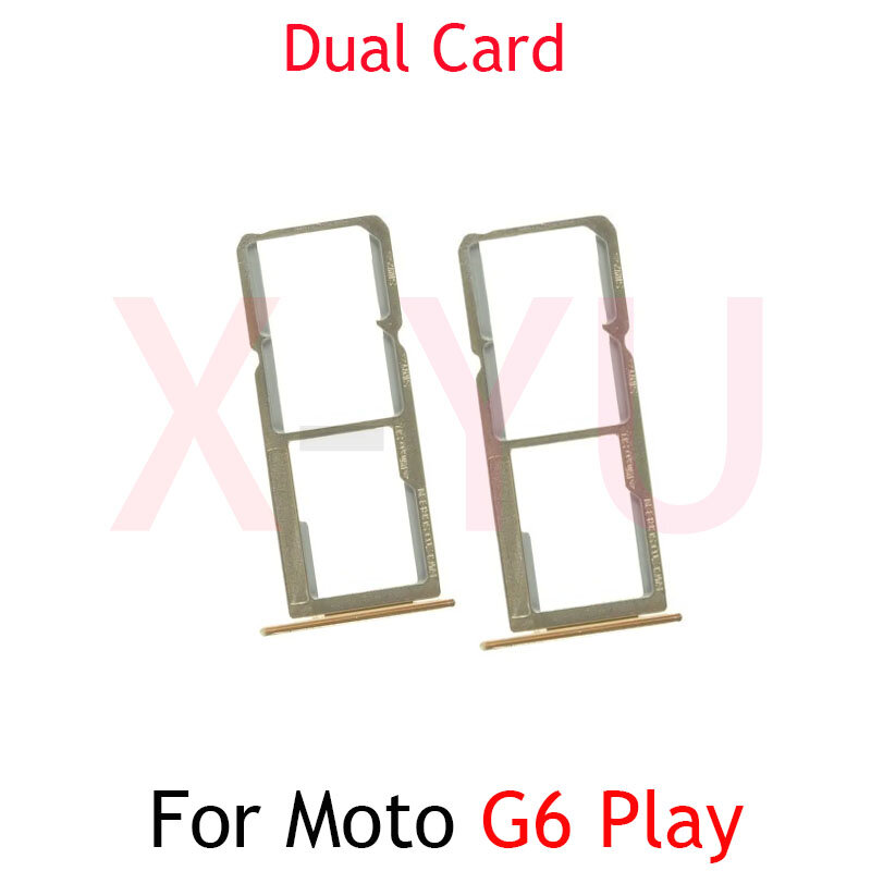 For Motorola Moto G6 Play Sim Card Slot Tray Holder Sim Card Reader Socket
