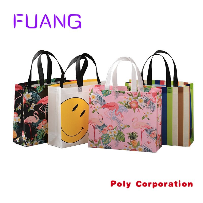 Custom  Cheap Promotional Custom Shopping Non Woven Bag With Print Logo