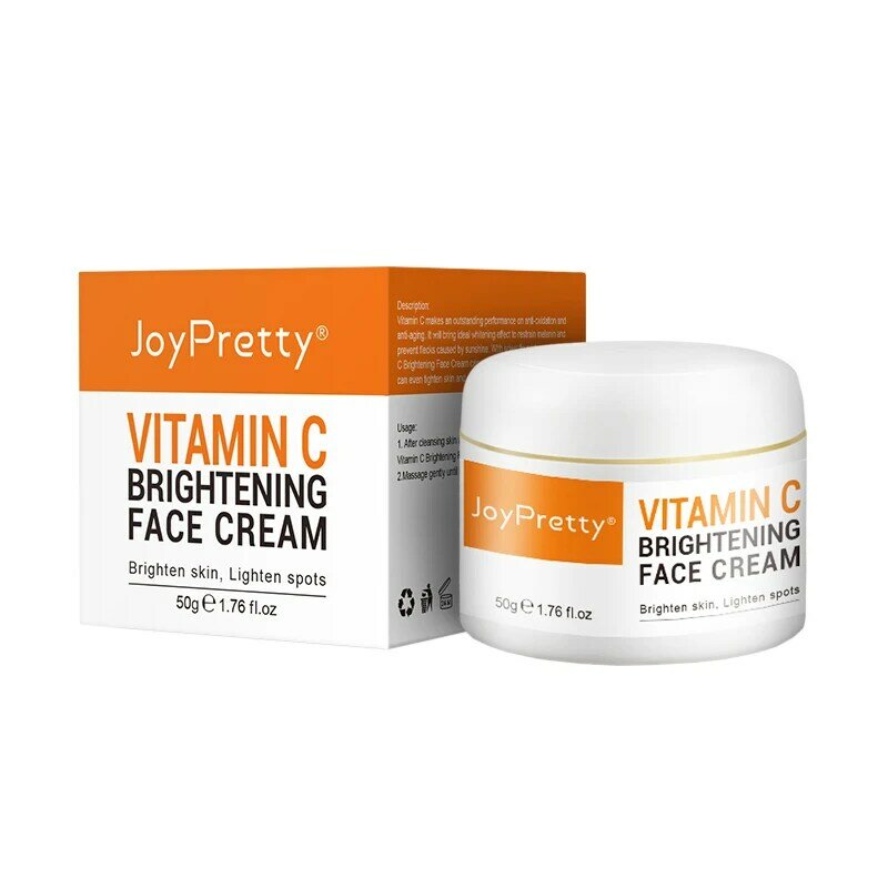 Vitamina C creme facial para remoção de manchas escuras, Creme Facial Clareador, Produtos de cuidados com a pele, Beleza Saúde