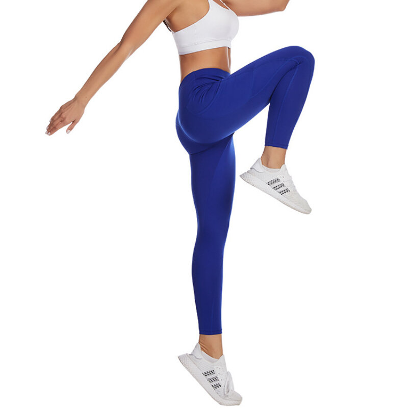 Summer 2022 High Waist Hip Lift Slim Seamless Black Fashion Women's Yoga Pants Ankle-Length Casual Running Fitness Leggings