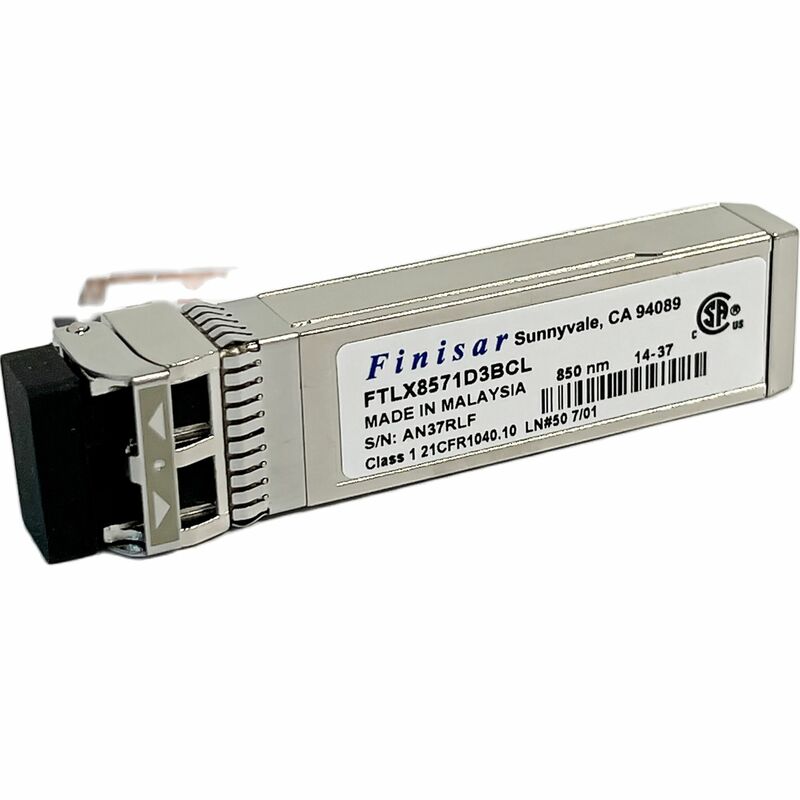 Finisar Ftlx8571d3bcl Sfp + 10G 850nm 300M Multimode Dual Fiber Transceiver Module