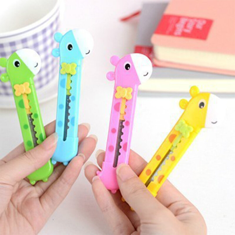Mini Paper Knife Cutter Machine Portable Pocket Utility Knife  Paper Cutter Express Box Wrapping Cutting Tool