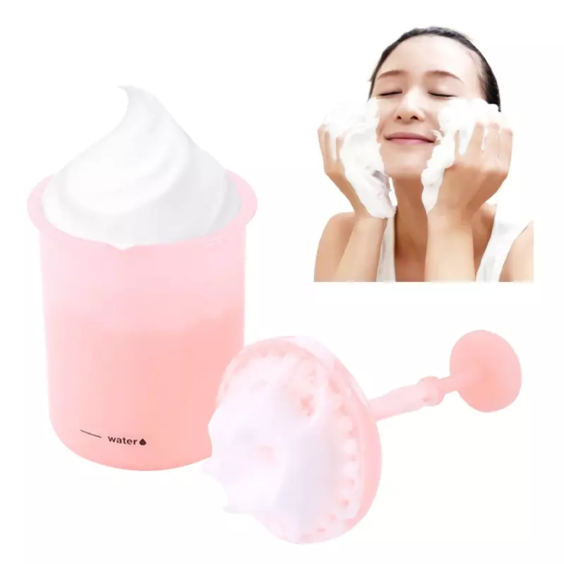Mycie twarzy bańka mydlana szybki spienianie zmywacz do makijażu głębokie oczyszczanie balsam uroda zdrowie pielęgnacja twarzy szampon urządzenie do robienia piany twarzy