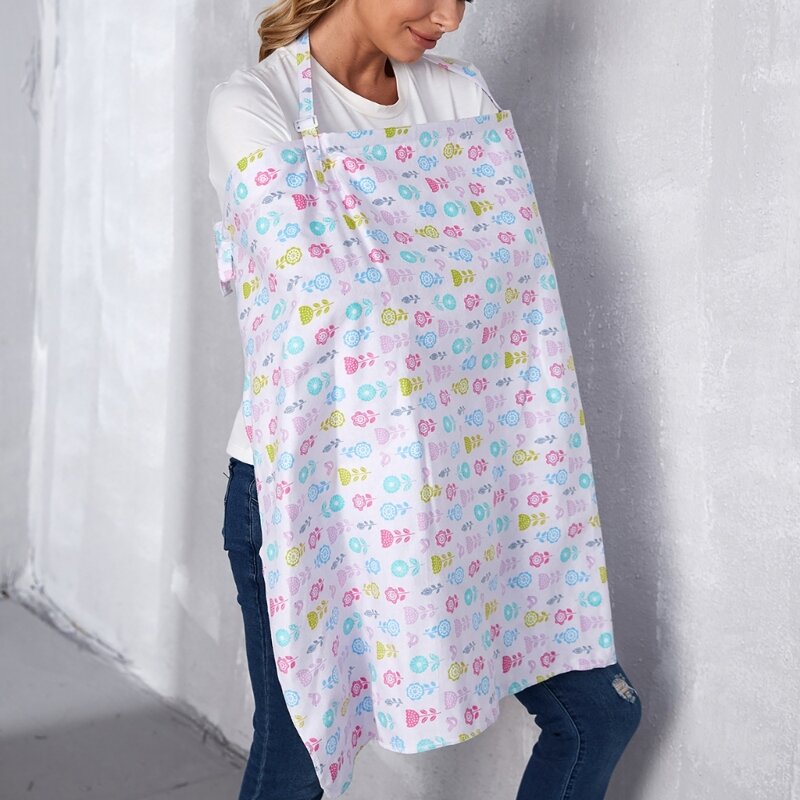 Práctico delantal maternidad, chal lactancia ligero, funda lactancia elegante y cómoda, delantal algodón para