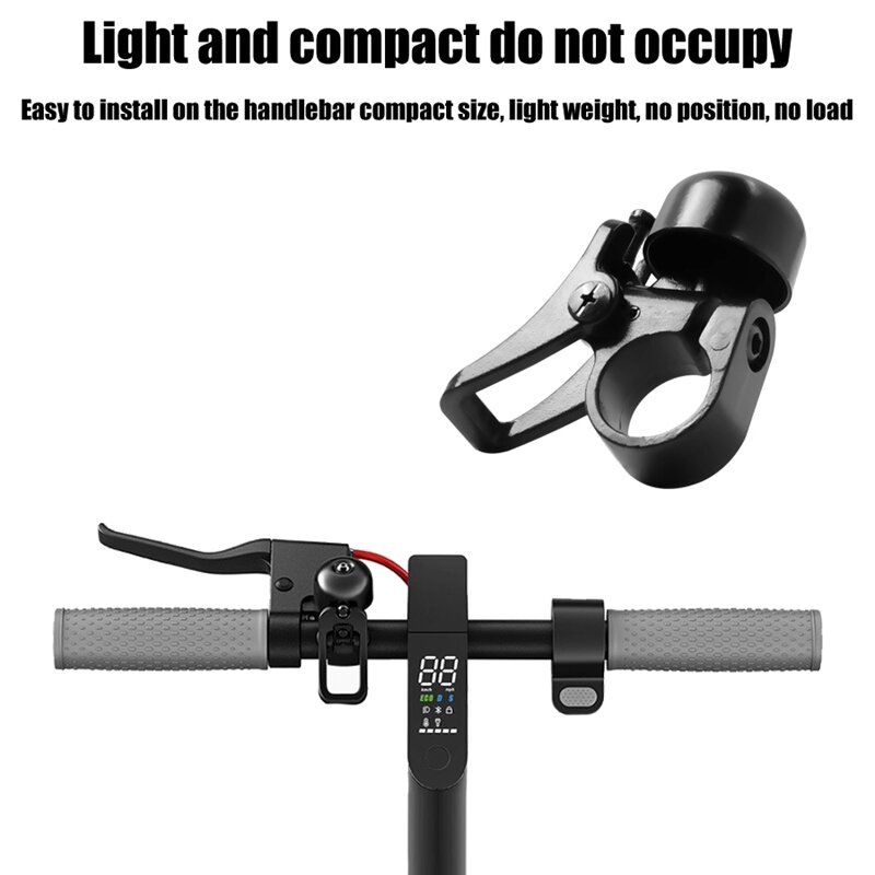 2 Pieces Aluminum Alloy Scooter Bell Horn Loop With Quick Release Bracket For Xiaomi M365 Pro 1S Electric Scooter Accessory