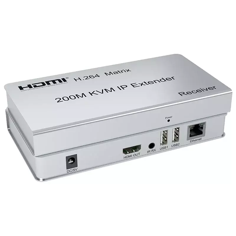 IP HDMI KVM 익스텐더 네트워크 매트릭스, Rj45 Cat6 이더넷 케이블, 멀티 투 멀티 송신기 리시버, PS4 PC TV 모니터용, 200m
