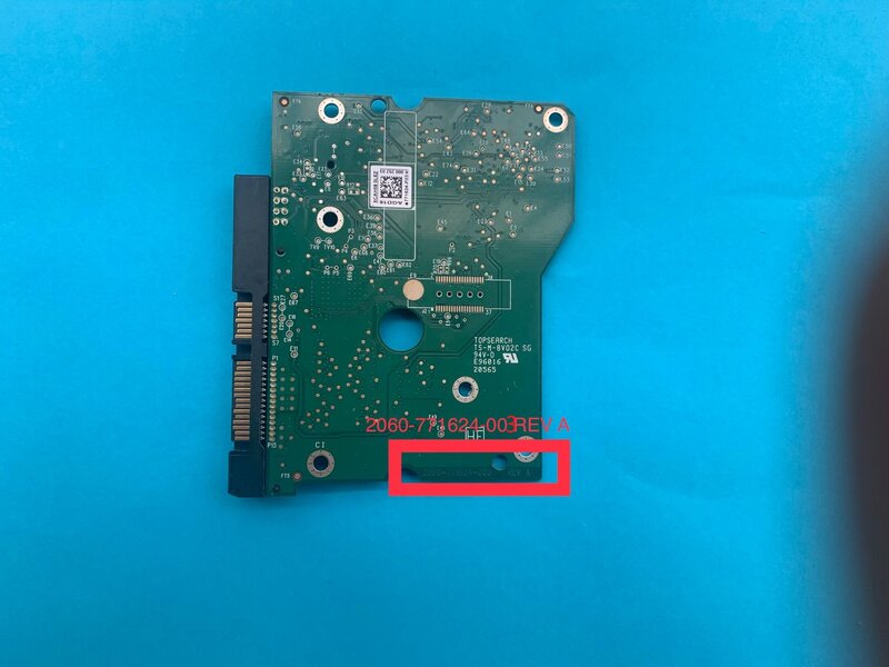WD – circuit imprimé de disque dur HHD, PCB 2060 – 771624-003 Rev a