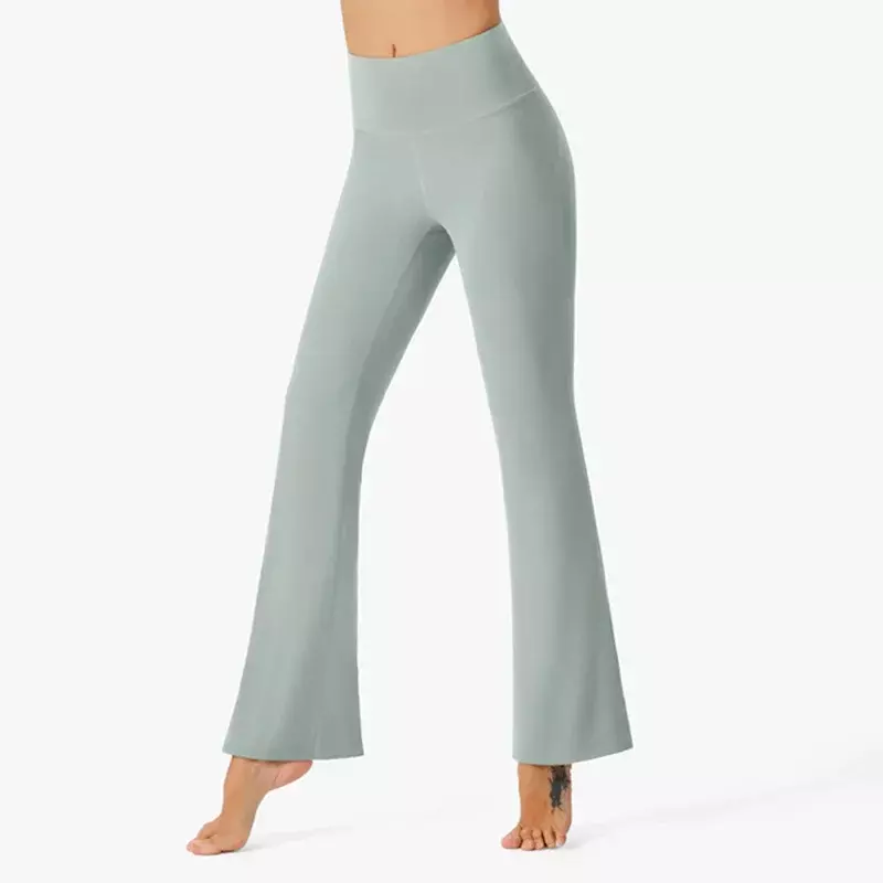 Hip-Lifting Slim Wide-Leg Bell-Bottoms Yoga roupas elásticas e confortáveis, esportes de lazer, novo, primavera e verão