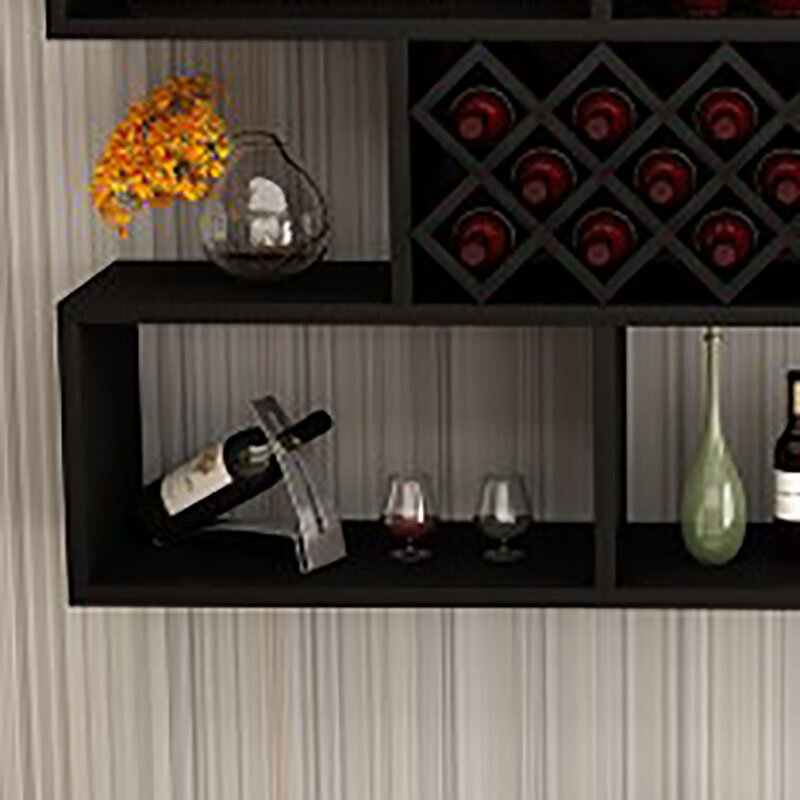 Armoire de bar unique commerciale, support traditionnel, planche à bouteilles, armoires à vin, rangement mural, Adega Barzinho, meubles de maison
