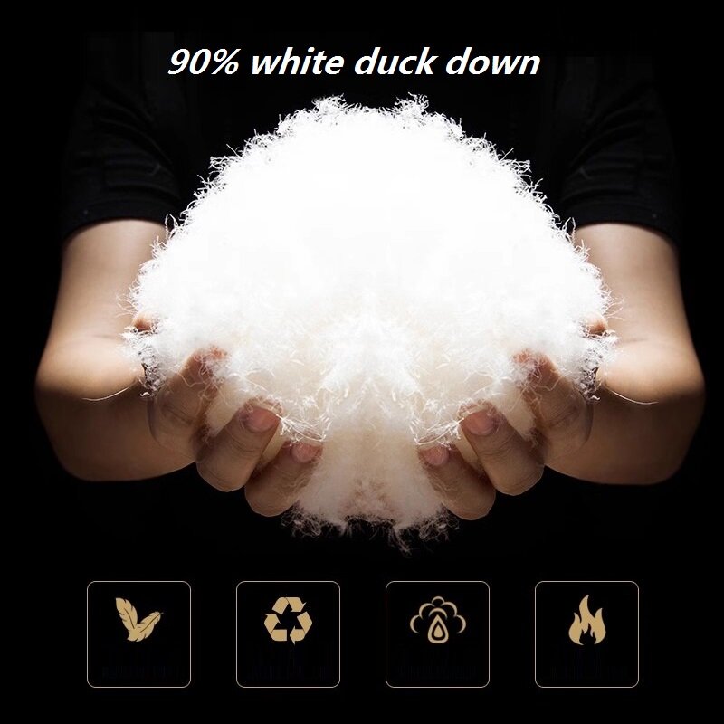 BATMO-chaquetas de plumón de pato para hombre, Parkas blancas, talla M-4XL, 2023, 90%