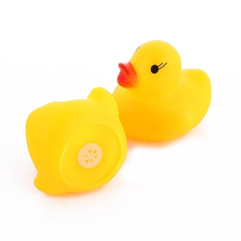 Cute Baby Kids Squeaky Rubber Small Ducks Baby Shower Water Toys for Baby Children Birthday Favors Gift