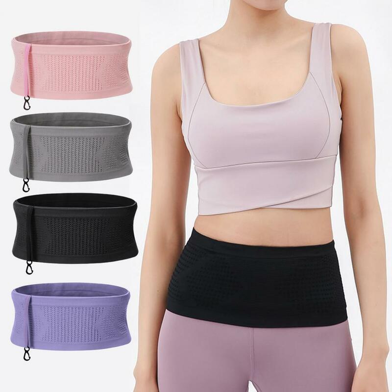 Waist Bag Super Stretchy Not Tight Storage Comfortable Multifunctional Knit Breathable Concealed Waist Bag Outdoor Accessory 주머니