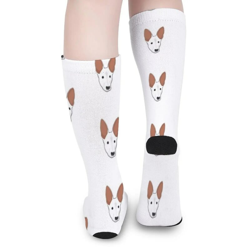 Белые носки для немецкой овчарки, носки для бега, мужские женские носки, женские теплые носки