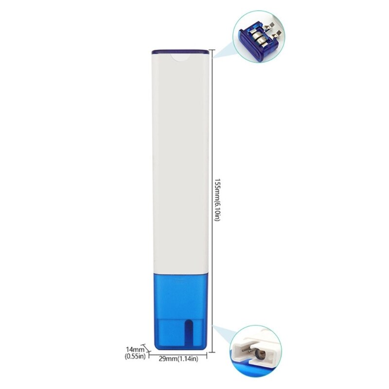 E5BE 4-in-1 pH Meter untuk Kualitas Air Air Digital pH Tester untuk Air Minum