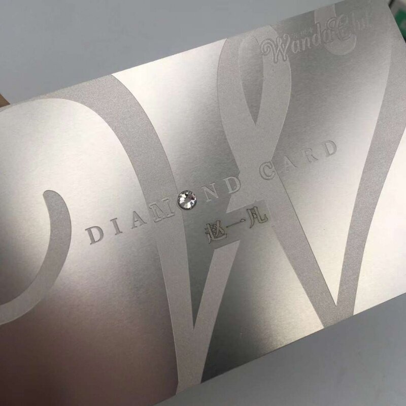 Custom, Customized Stainless Steel Souvenir Metal Card Size Membership Metal Business Card For Laser Engraving