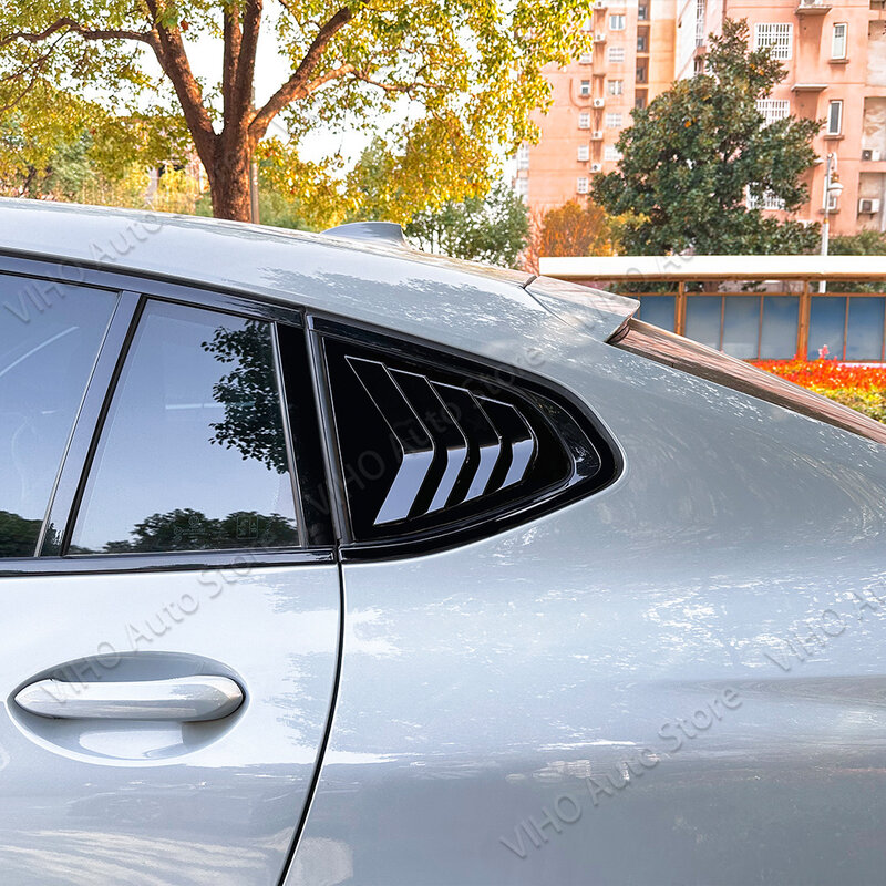 For BMW X4 G02 28i 30i 35i M40i 2018 2019 2020 2021 2022 2023 2024+ Rear Louver Window Side Shutter Cover Trim Sticker Air Vent