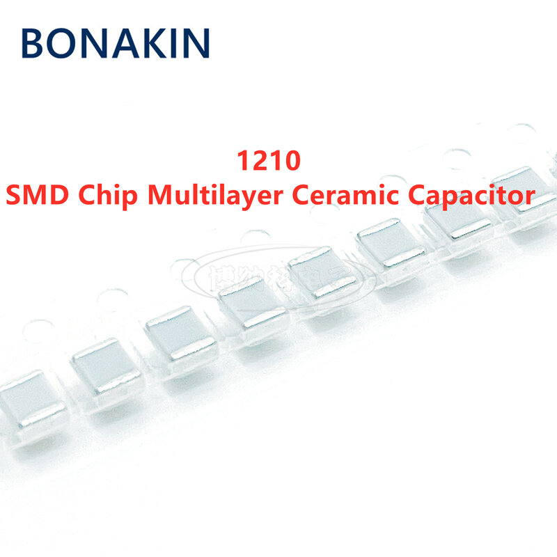 Condensador cerámico multicapa, Chip 1210 470PF 471J 1KV 2KV ± 5% NPO C0G 3225 SMD, 10 piezas